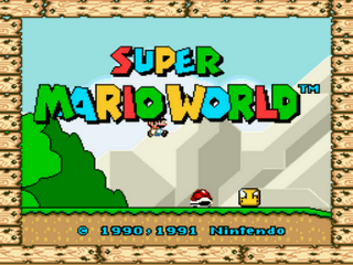 Super Mario World (new levels) Title Screen